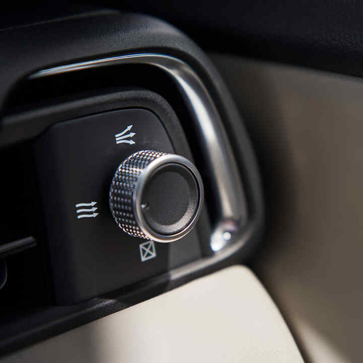 Ciferník vzduchového difúzora.