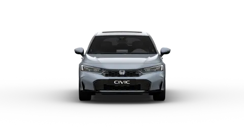 Pohľad spredu na Hondu Civic