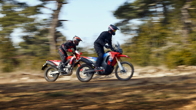 Motocykle Honda CRF300L a CRF300 Rally.