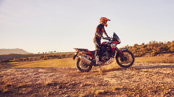 Model Honda CRF1100L Africa Twin v teréne