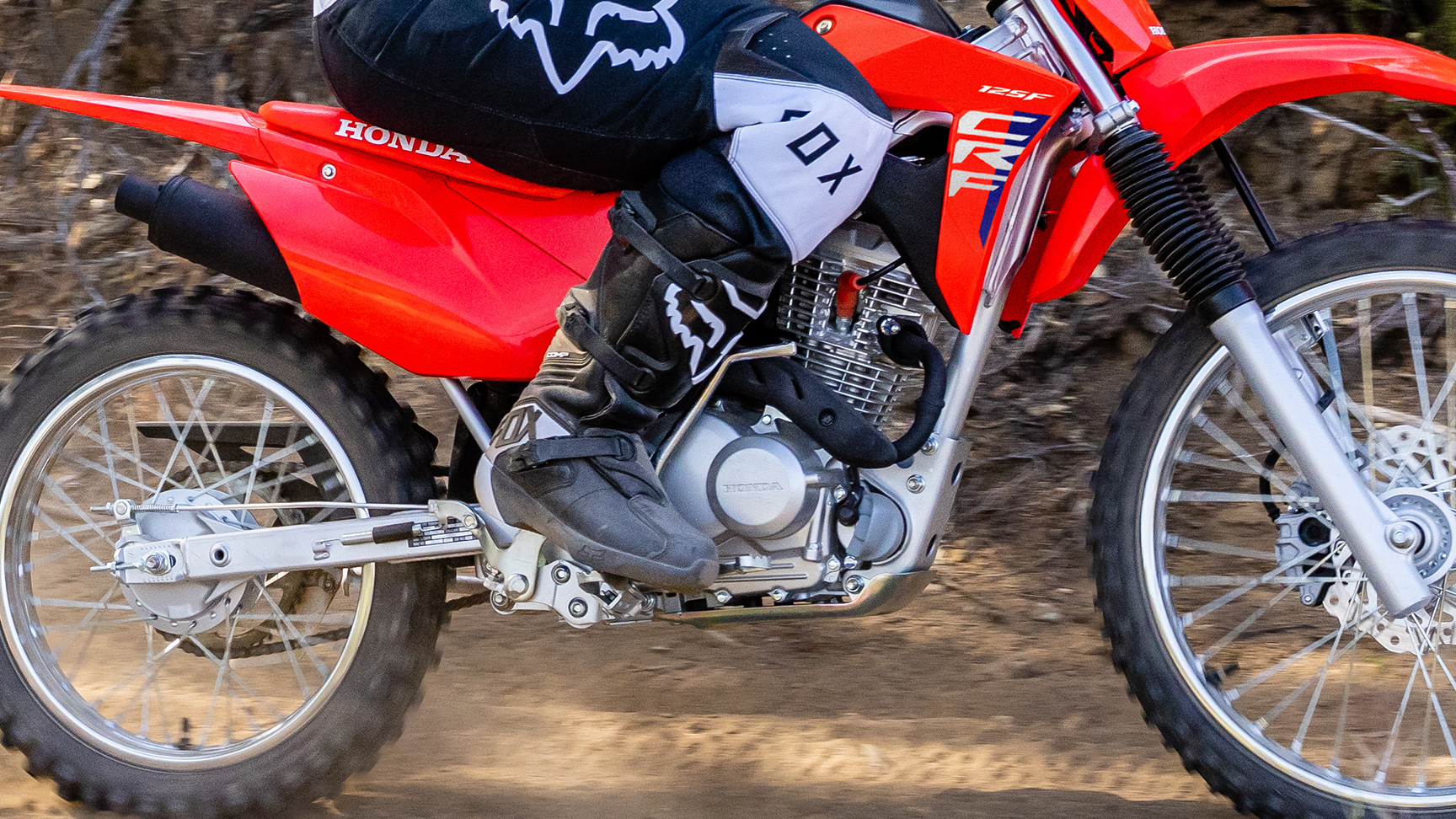 Dvojnosníkový oceľový rám modelu Honda CRF125F