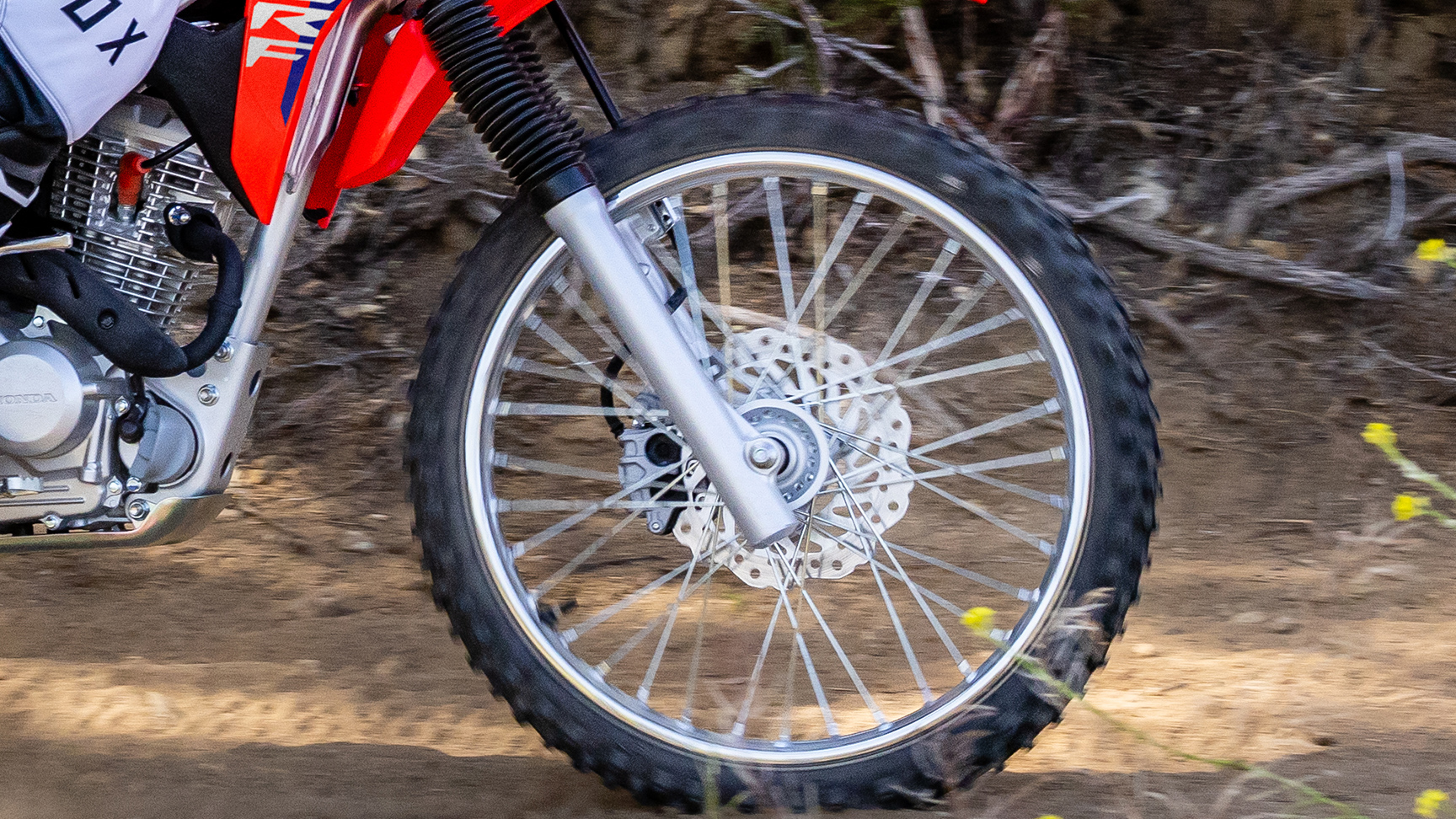 Brzdný výkon Honda CRF125F