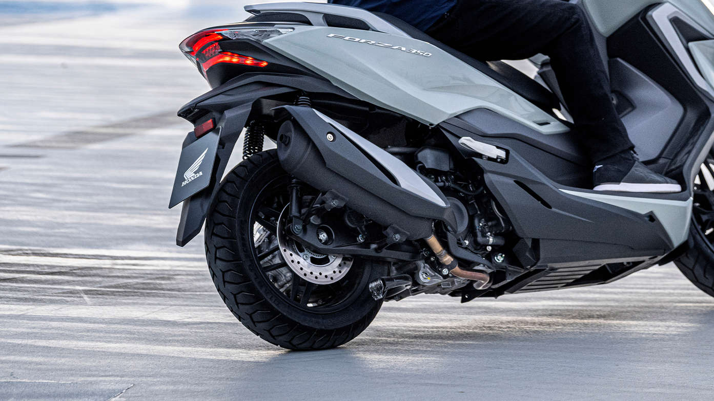 Forza 350, systém voliteľnej kontroly krútiaceho momentu Honda (HSTC)