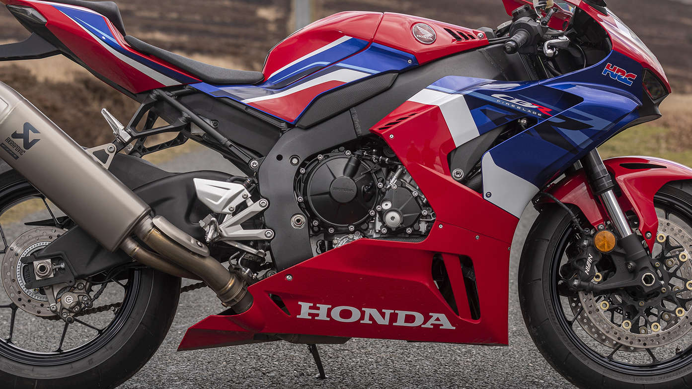 Honda CBR1000RR-R Fireblade, detailný záber na hliníkový rám