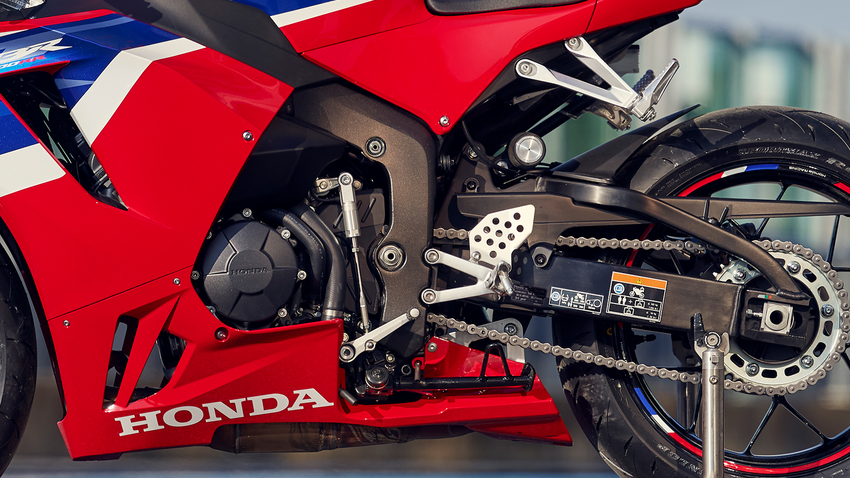 CBR600RR – štandardne montované rýchloradenie.